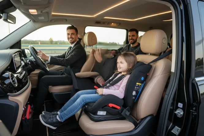 Comfortable and safe taxi vehicles for all passengers