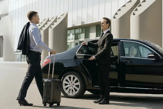 Meet your professional taxi driver for pickup