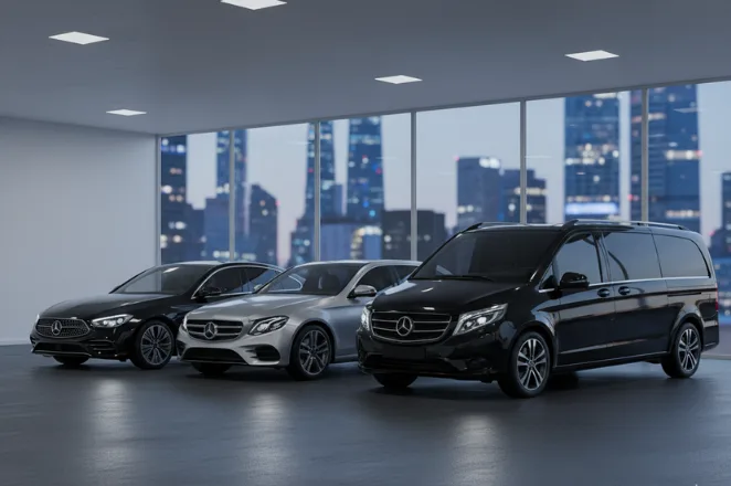 Modern taxi vehicles for comfortable journeys