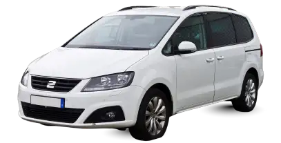 Seat Alhambra 7 seater taxi for airport transfers in Haywards Heath