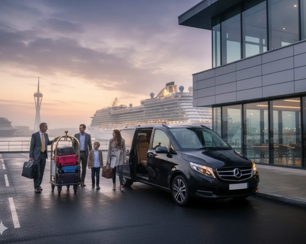 Taxi transfers to Portsmouth cruise terminal port
