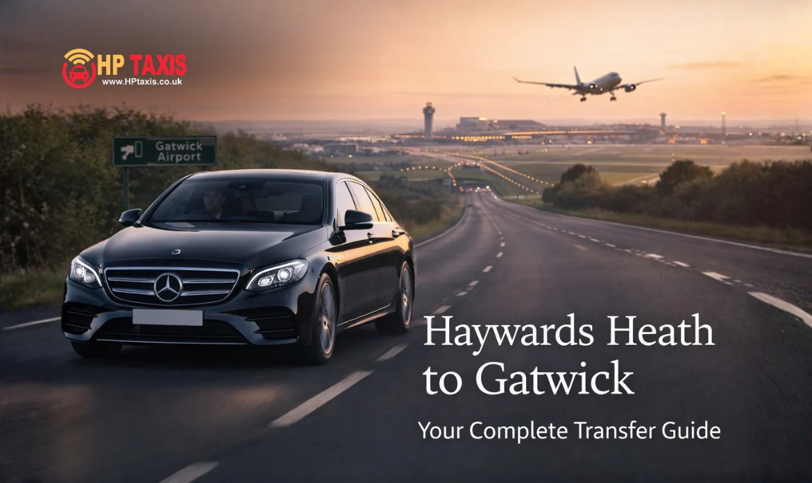 HP Taxis airport taxi from Haywards Heath to Gatwick Airport