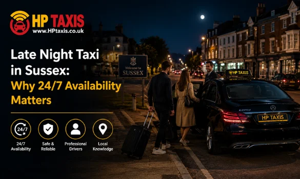 Late night taxi in Sussex providing 24/7 airport and local transfers in Haywards Heath